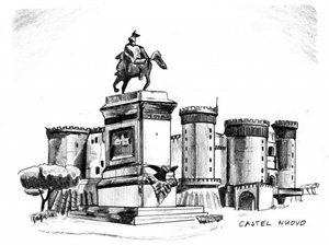 Castel Nuovo Equestrian Statue by Kulik