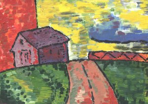 Colorful Country Barn