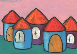 Colorful Whimsical Houses