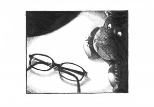 Curious Donkey with Eyeglasses