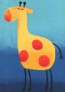 Cute Yellow Giraffe by Kulik