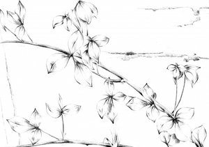 Delicate Floral Vine by Kulik