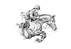 Dynamic Horse Jump by Kulik