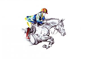 Dynamic Horse Jump by Kulik