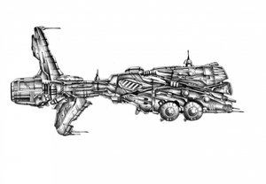 Futuristic Spacecraft Design