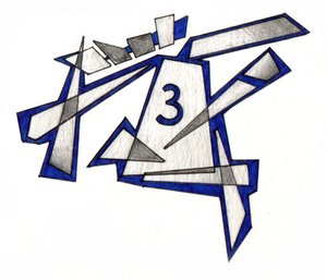 Geometric Number Three by Kulik