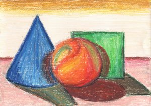 Geometric Still Life Study