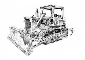 Heavy Duty Bulldozer by Kulik