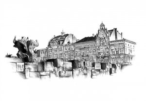 Historic City Sketch by Kulik