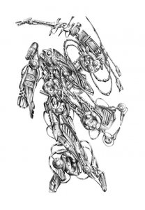 Intricate Robot Design