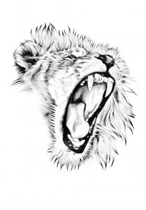 Majestic Lion Roar by Kulik