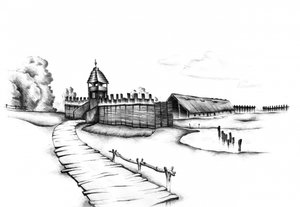 Medieval Fortified Village by Kulik