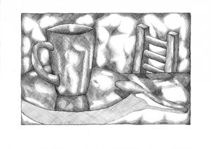 Mug and Ladder Still Life