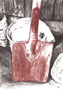 Red Shovel Sketch