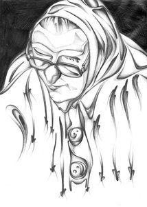 Reflective Elderly Woman