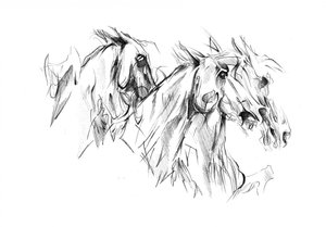 Running Wild Horses by Kulik