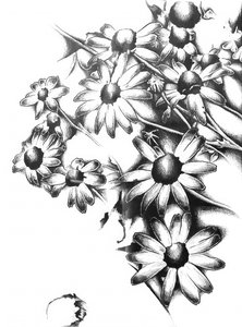 Shaded Floral Bloom by Kulik