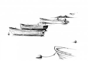 Tranquil Harbor Boats by Kulik