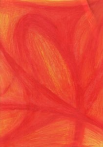 Vibrant Red Abstract