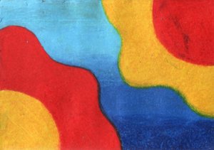 Vibrant Wavy Shapes