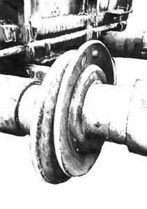 Vintage Industrial Wheel