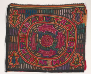 Shirt Panel (mola) by Kuna Indian Culture