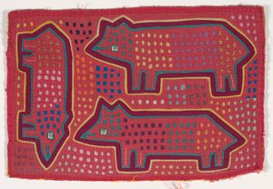 Shirt Panel (mola) by Kuna Indian Culture