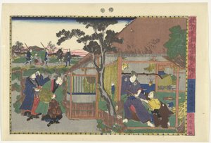 The Sixth Act, Scenes from the Kanadehon Chushingura Story (series title) by Kuniteru