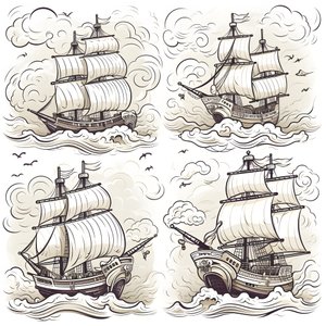 4 Types of Black and White Outline Only 3 by Kurt Heppke