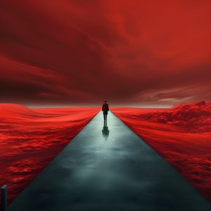 A Long Red Road. Walking. Like the Hero Who Never Ran. 2 by Kurt Heppke