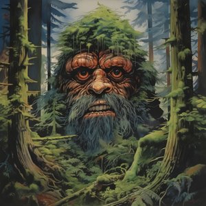 face in the trees 3