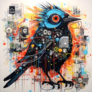 Graffiti Bird 3