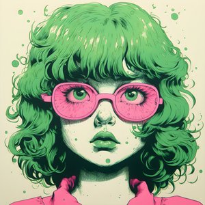 Risograph of a Delicate Girl 3
