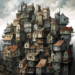 A city of lying houses