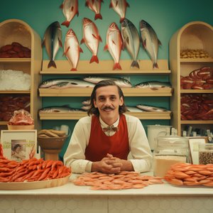 A Surreal Image of a Polish Fishmonger from the 1950s 4