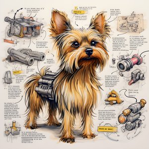 An Explanation for a Mechanical Yorkie Dog 3