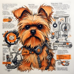 An Explanation for a Mechanical Yorkie Dog 4