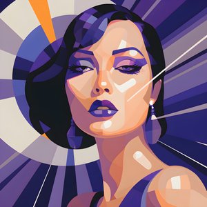An Illustration Showing a Beautiful Woman from the Front 3