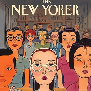 Colorful New Yorker Cover Vintage Cartoon Gag 1