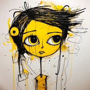 Yellow Cartoon Character 2
