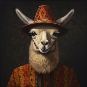 The Dalai Lama in a cowboy hat