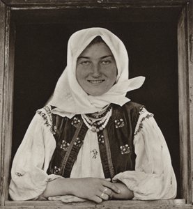 Romania: Oncesti, At the Window