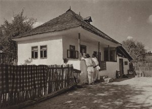 Voinesti, Peasant Houses by Kurt Hielscher
