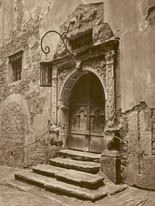 Rothenburg-on-the-Tauber, Doorway of the Old Town Hall by Kurt Hielscher