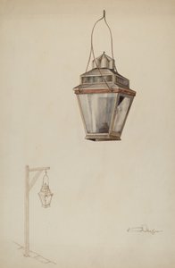 Sperm Oil Street Lamp, c. 1937 by Kurt Melzer