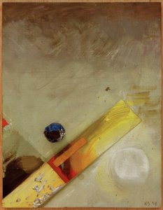 Fantasy over Rooftops by Kurt Schwitters