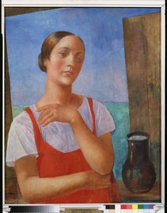 Young Woman in Summer Dress