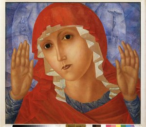 The Virgin of Compassion by Kuzma Sergeevich Petrov Vodkin