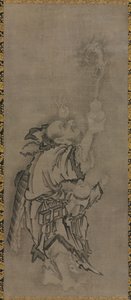 Hotei with Daoist Immortals: Immortal with Gourd and Dragon by Kyūseki Tomonobu