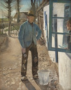 Whitewashing the Old House by Laurits Andersen Ring